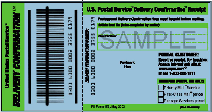 PS 152 Sample - www.Free-Government-Forms.com